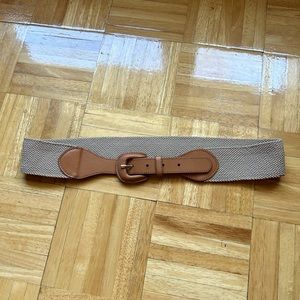 J Crew wide stretch belt in L